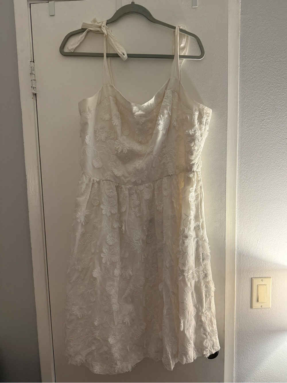 Anthropologie White Dress